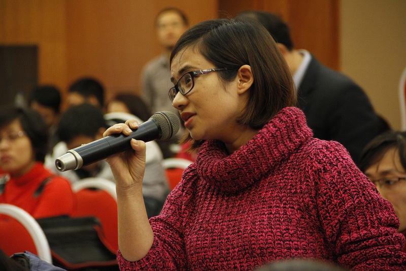 PV Thu Ho&agrave;i - B&aacute;o Tiền Phong đặt c&acirc;u hỏi về vấn đề Thanh tra chuy&ecirc;n đề năm 2014