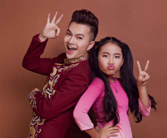 Phương Mỹ Chi đồng hành cùng Nam Cường tại Gương mặt thân quen nhí Phương Mỹ Chi đồng hành cùng Nam Cường tại Gương mặt thân quen nhí