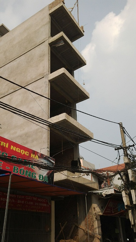 Một c&ocirc;ng tr&igrave;nh x&acirc;y dựng sai ph&eacute;p thuộc UBND phường Mỹ Đ&igrave;nh 1 quản l&yacute;