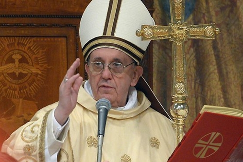Đức Gi&aacute;o ho&agrave;ng Francis tuyến bố 