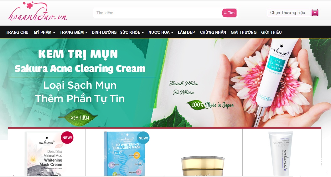C&ocirc;ng ty TNHH MTV TM Mỹ phẩm Hoa Anh Đ&agrave;o quảng c&aacute;o 13Win OKVIP Cá cược bóng đá chức năng tr&ecirc;n website sai ph&eacute;p