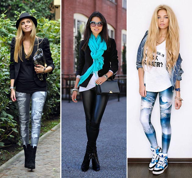 Mix đồ với quần legging 