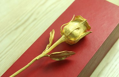 B&ocirc;ng hồng c&oacute; trọng lượng 5,1 lượng, chiều d&agrave;i 23,5 cm