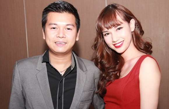 Vợ chồng Quỳnh Chi thời c&ograve;n hạnh ph&uacute;c