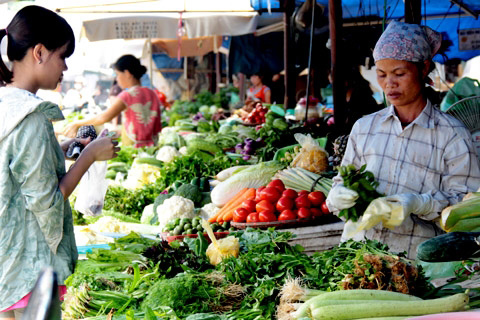 Rau nhiễm độc tr&agrave;n lan c&aacute;c chợ ở H&agrave; Nội