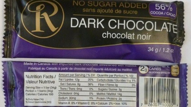Chocolate c&oacute; th&agrave;nh phần sữa kh&ocirc;ng r&otilde; r&agrave;ng.