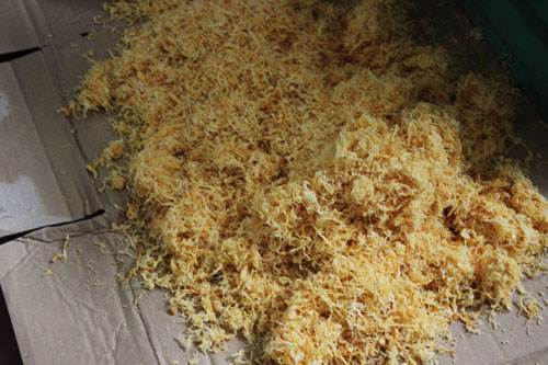 1 tấn ruốc l&agrave;m từ sắn d&acirc;y