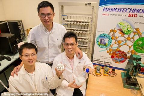 sạc pin si&ecirc;u nhanh, nh&agrave; khoa học Singapore, c&ocirc;ng nghệ nano