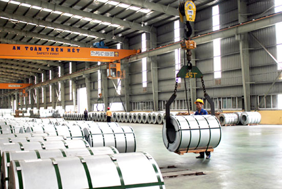 Sản xuất th&eacute;p c&aacute;n nguội