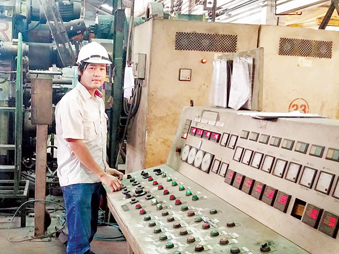 S&aacute;ng kiến của anh Nguyễn Văn Dũng đ&atilde; g&oacute;p phần n&acirc;ng cao năng suất chất lượng, mang lại nguồn thu lớn cho c&ocirc;ng ty