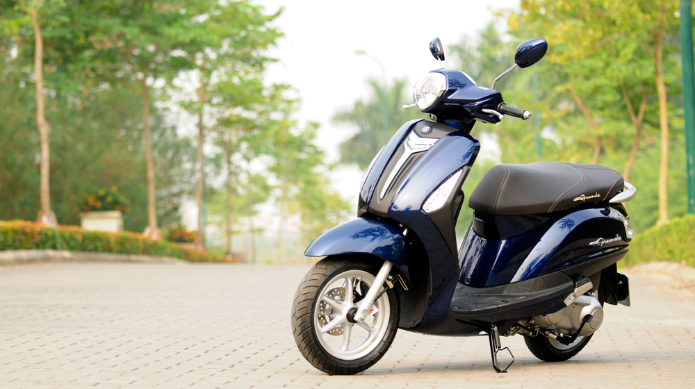 Xe m&aacute;y mới của Yamaha, Nozza Grande đượcy&ecirc;u th&iacute;ch bởi thiết kế thanh lịch, nữ t&iacute;nh
