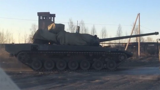 H&igrave;nh ảnh bị r&ograve; rỉ của si&ecirc;u tăng Nga T14 Armata