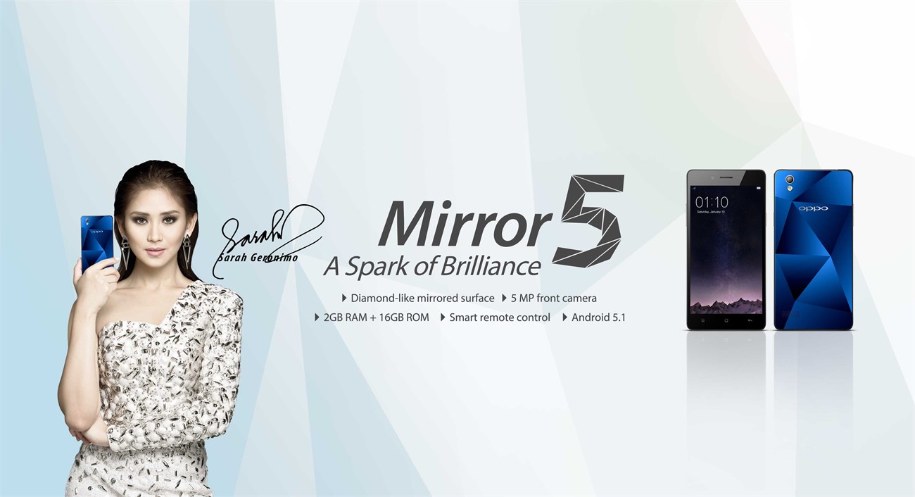OPPO Mirror 5 c&oacute; RAM 2GB đa nhiệm si&ecirc;u tốc, ROM 16GB lưu trữ dữ liệu thỏa sức