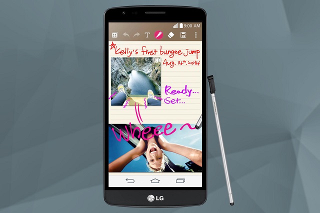 Smartphone gi&aacute; rẻ LG G3 Stylus giảm gi&aacute; trong m&ugrave;a h&egrave; 2015