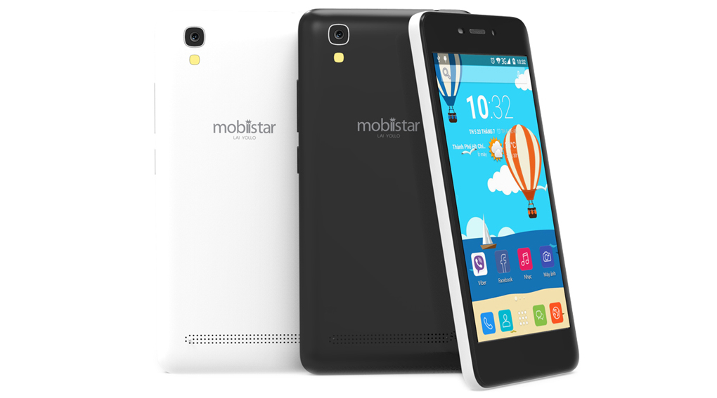 Mobiistar Lai Yollo l&agrave; smartphone gi&aacute; rẻ nhưng cso camera trước 5MP, camera sau 8MP