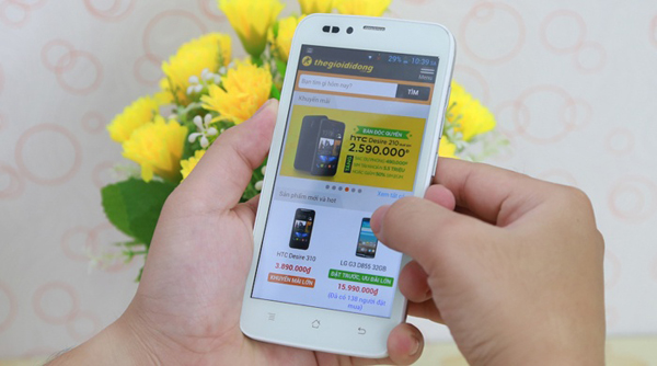 Smartphone gi&aacute; rẻ Mobiistar LAI 504K  2 sim 2 s&oacute;ng tiện &iacute;ch
