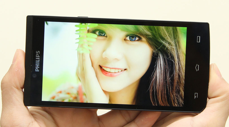 Smartphone gi&aacute; rẻ Philips m&agrave;n h&igrave;nh 5 inch chuẩn HD