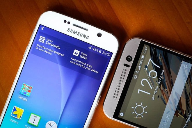 Chất lượng ảnh của smartphone hot nhất HTC One M9 được xem l&agrave; cao hơn Galaxy S6