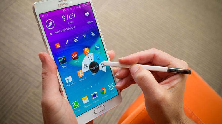 Galaxy Note 4 l&agrave; một trong những smartphone hot nhất v&agrave; tốt nhất đầu năm 2015