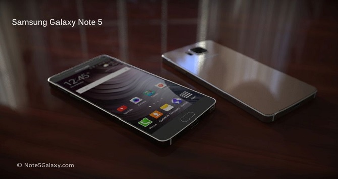 Concept của chiếc smartphone hot nhất Galaxy Note 5 đẹp lung linh với m&agrave;n h&igrave;nh 5.9 inch