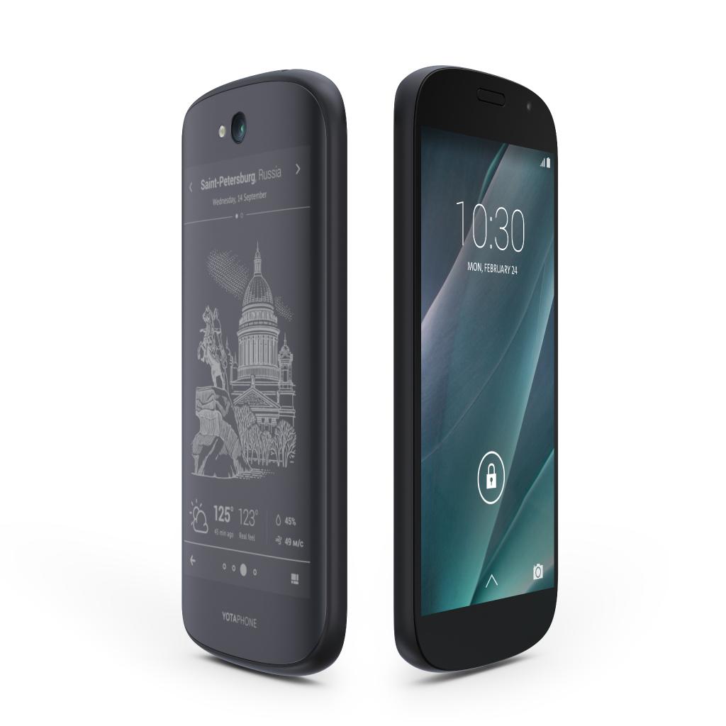 Tiết kiệm điện nhờ thiết kế 2 m&agrave;n h&igrave;nh ch&iacute;nh l&agrave; điểm tạo n&ecirc;n chiếc smartphone độc đ&aacute;o Yotaphone n&agrave;y