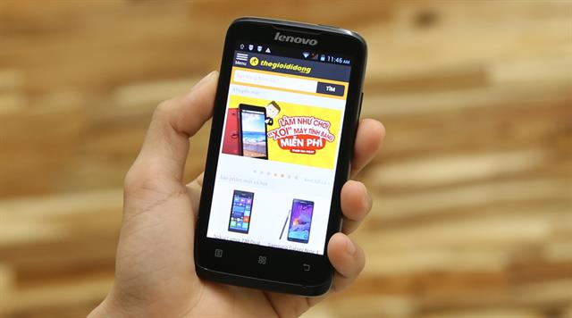 Lenovo A316i là smartphone giá rẻ kết nối 2 SIM 2 sóng cùng dung lượng pin khá ổn