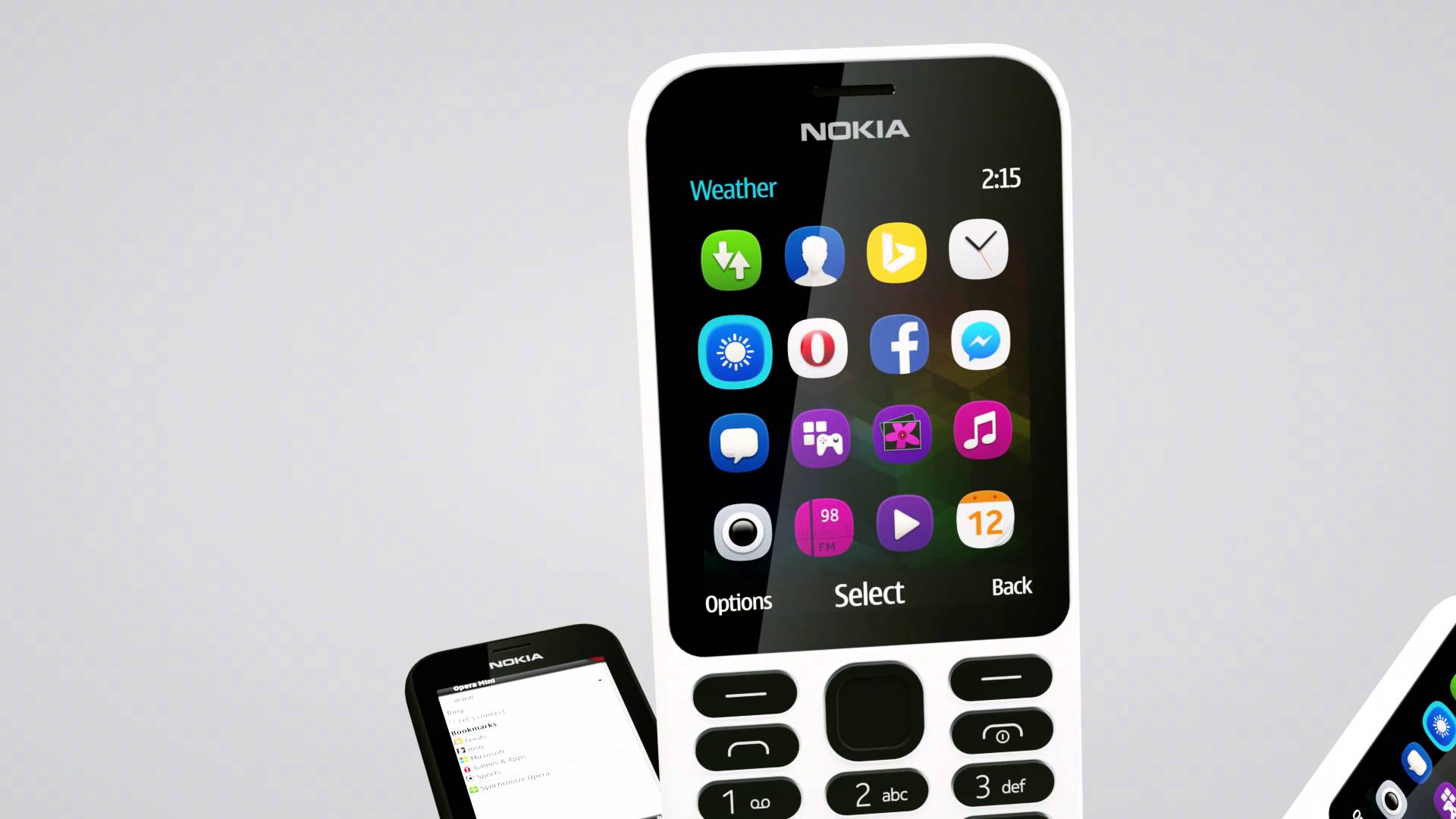 Nokia 215 cũng đ&aacute;p ứng được những nhu cầu giải tr&iacute;, t&igrave;m kiếm th&ocirc;ng tin của người d&ugrave;ng