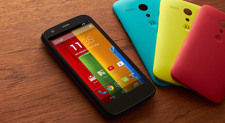 D&ugrave; l&agrave; thiết bị gi&aacute; rẻ nhưng Moto E vẫn sẽ chạy Android 5.0 Lollipop mới nhất ngay từ khi b&aacute;n ra