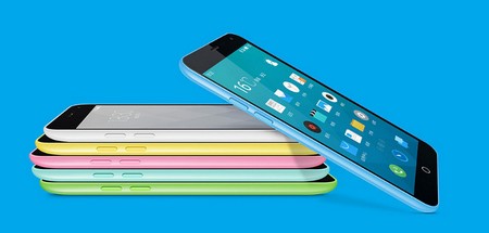 Meizy M1 l&agrave; smartphone gi&aacute; rẻ mới ra mắt c&oacute; thiết kế tương tự như Iphone 5C