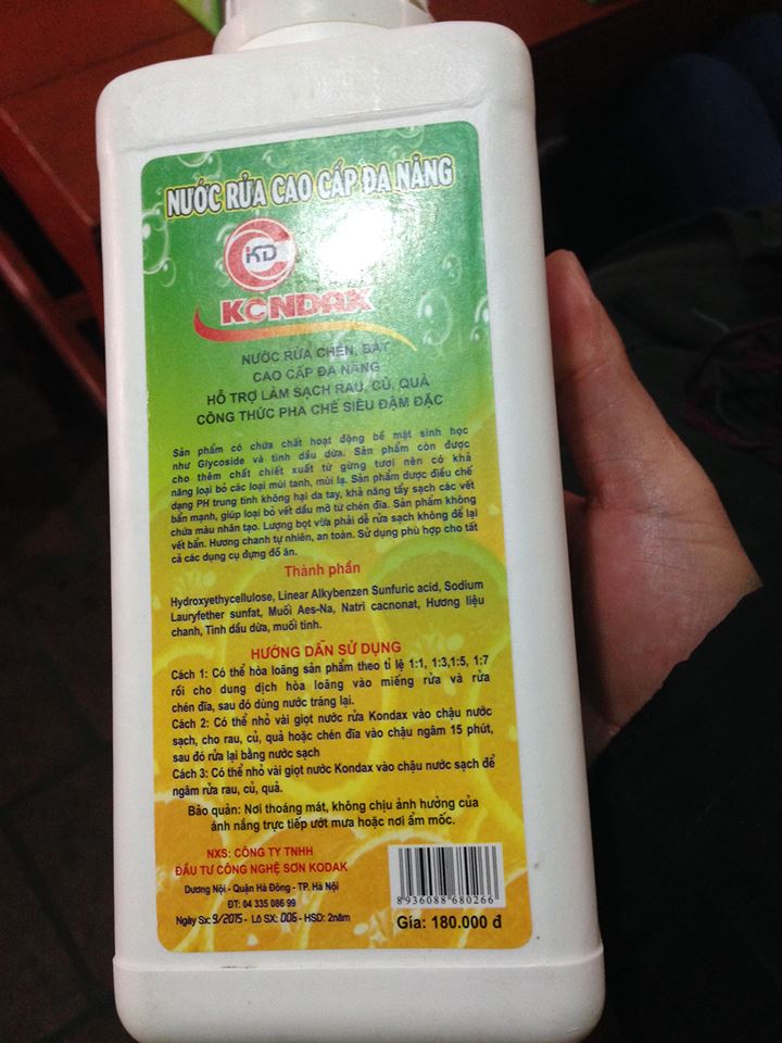 nước rửa đa năng Kondax 