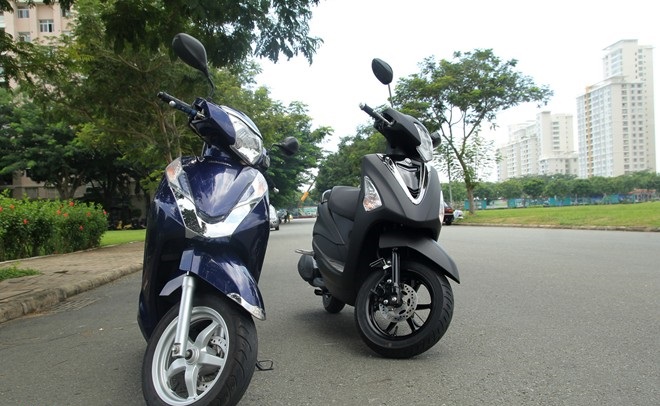 Thiết kế l&agrave; điểm mạnh của cả Honda Lead v&agrave; Yamaha Acruzo khi so s&aacute;nh xe m&aacute;y