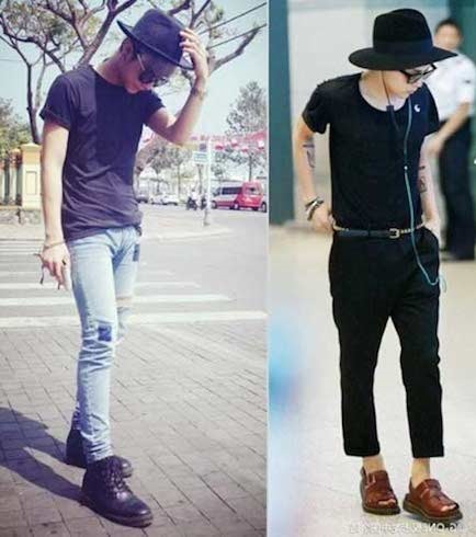 Sơn T&ugrave;ng M-TP được cho l&agrave; phi&ecirc;n bản thời trang copy của G-Dragon từ tr&ecirc;n s&acirc;n khấu đến đời thường