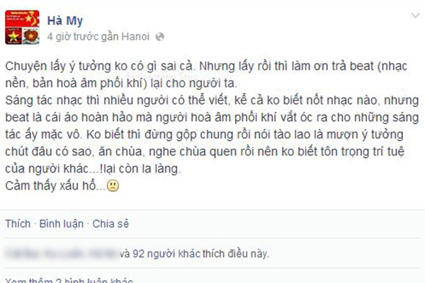 Sơn T&ugrave;ng mtp hứng gạch đ&aacute; từ sao việt 2