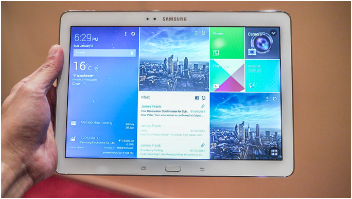 Hiển thị r&otilde; n&eacute;t đầy ấn tượng của chiếc m&aacute;y t&iacute;nh bảng gi&aacute; rẻ Samsung Galaxy