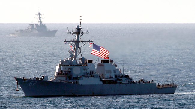 Theo tin tức qu&acirc;n sự mới nhất, t&agrave;u USS Fitzgerald đang tiến h&agrave;nh huấn luyện ở Đ&agrave; Nẵng