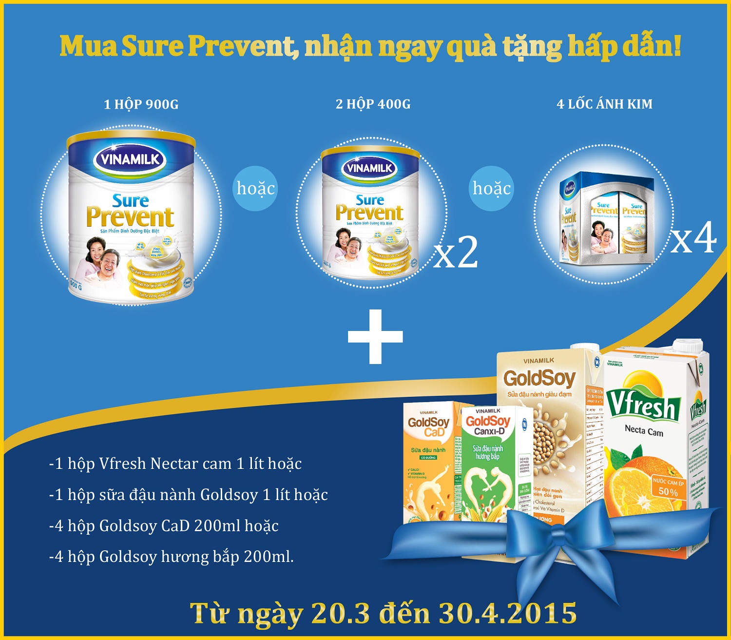 Khuyến m&atilde;i lớn khi mua sản phẩm của Vinamilk