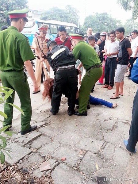 Đại t&aacute; L&ecirc; Duy Tấn - Trưởng C&ocirc;ng an TP. Hạ Long phủ nhận đ&acirc;y l&agrave; vụ bắt c&oacute;c trẻ em