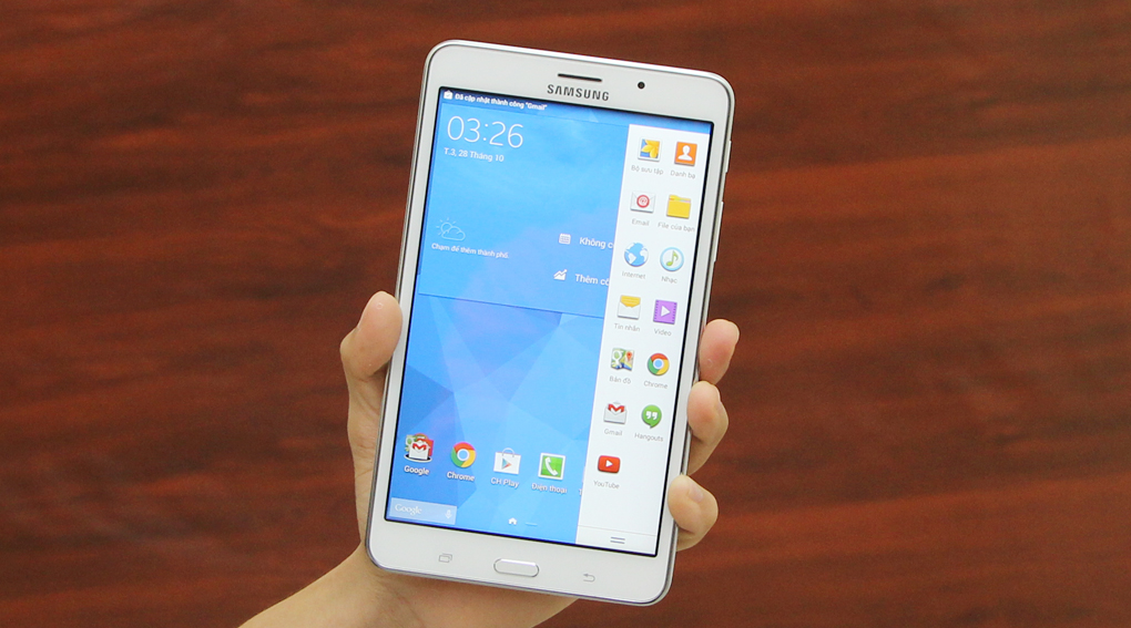 Samsung Galaxy Tab 4 sở hữu một vẻ đẹp mạnh mẽ và cá tính Samsung Galaxy Tab 4 sở hữu một vẻ đẹp mạnh mẽ và cá tính