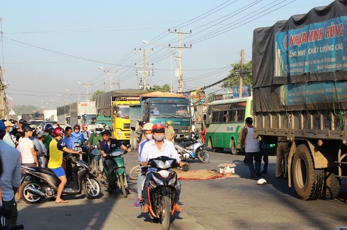 Hiện trường nơi xảy ra vụ tai nạn