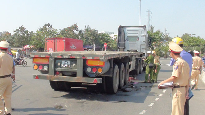 Hiện trường vụ tai nạn giao thông