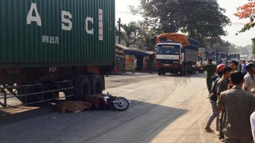 Hiện trường nơi xảy ra vụ tai nạn