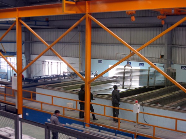 D&acirc;y chuyền sơn tĩnh điện c&ocirc;ng nghệ cao c&oacute; năng suất 200.00m2/năm