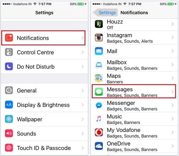tắt t&iacute;nh năng lặp lại th&ocirc;ng &aacute;o tr&ecirc;n iPhone