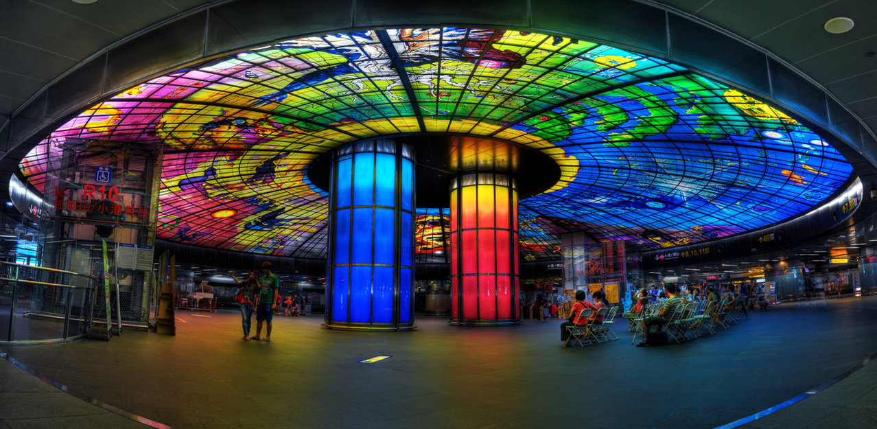 Vẻ đẹp ngỡ ng&agrave;ng, nổi bật của trạm t&agrave;u điện ngầm Formosa Boulevard 