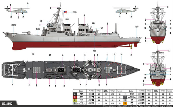T&agrave;u khu trục USS Lassen Mỹ vừa điều đến Biển Đ&ocirc;ng được trang bị tới hơn 90 t&ecirc;n lửa tối t&acirc;n
