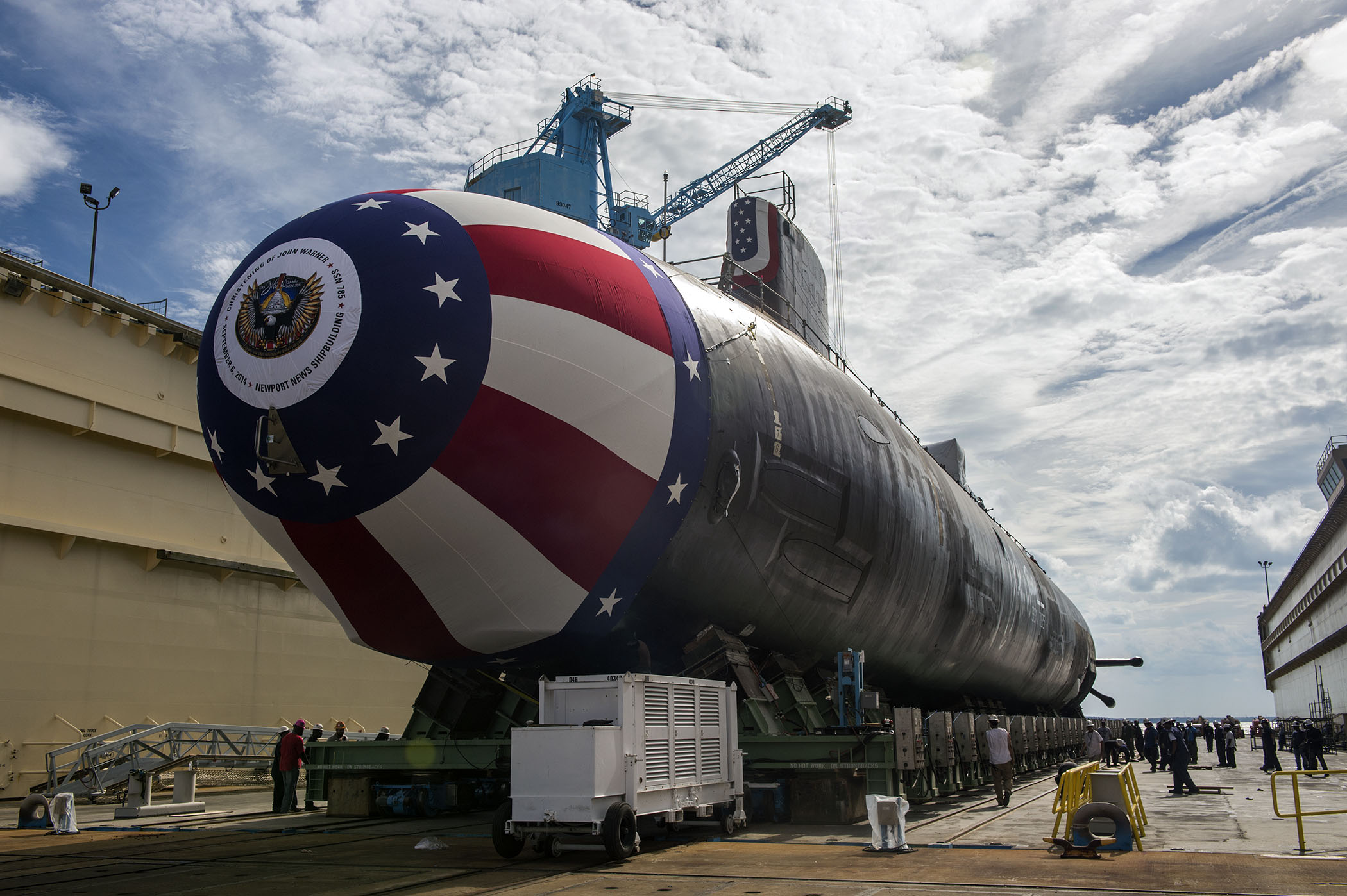 T&agrave;u ngầm USS John Warner l&agrave; t&agrave;u ngầm lớp Virginia thứ 12 gia nhập Hải qu&acirc;n Mỹ