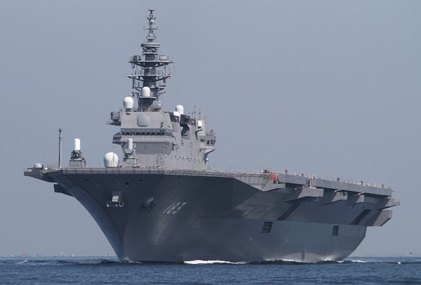 T&agrave;u s&acirc;n bay trực thăng lớp Izumo sẽ n&acirc;ng cao đ&aacute;ng kể khả năng ph&ograve;ng vệ của Lực lượng Ph&ograve;ng vệ biển Nhật Bản