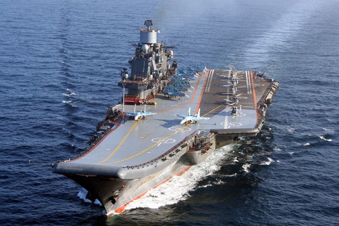 T&agrave;u s&acirc;n bay Đ&ocirc; đốc Kuznetsov của Nga sẽ đến Syria để tham gia chiến đấu chống khủng bố IS