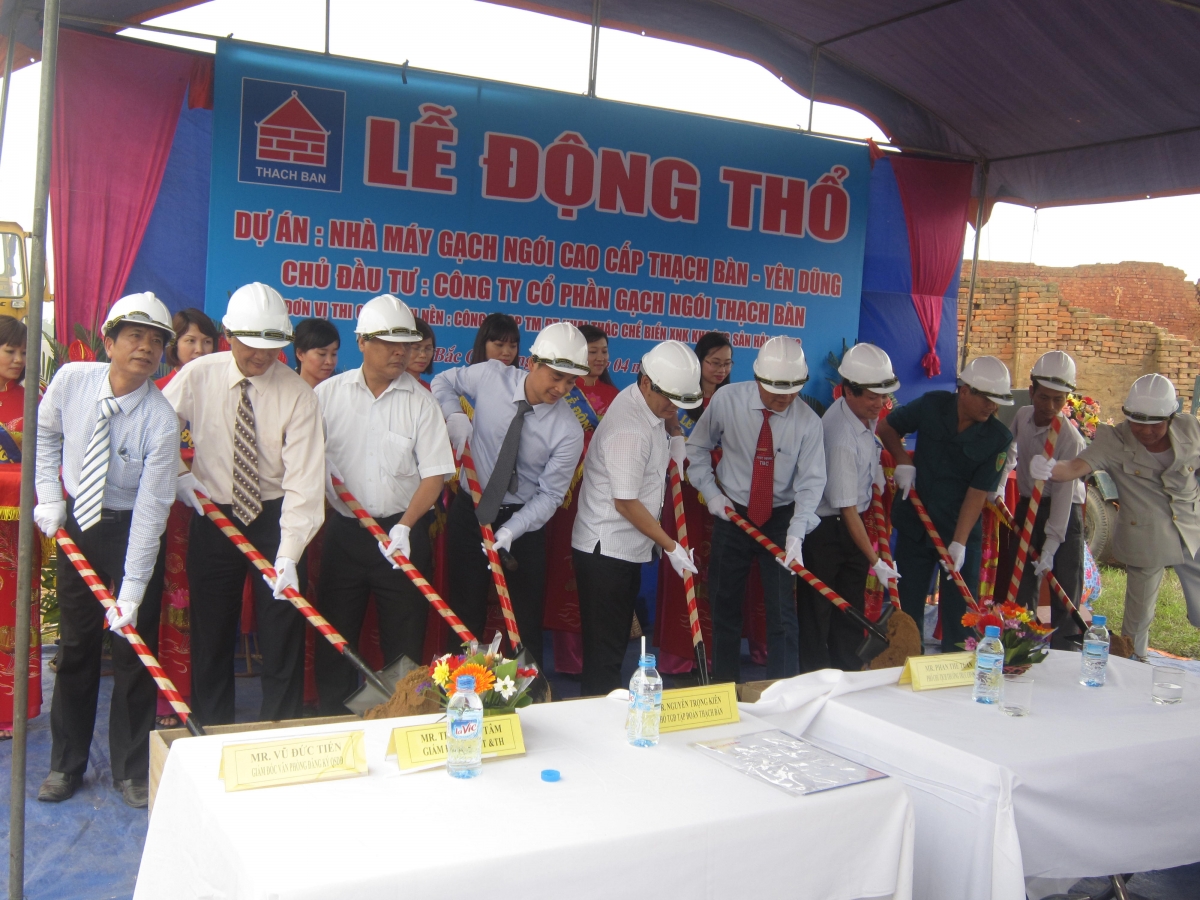 Nhờ ch&uacute; trọng n&acirc;ng cao năng suất chất lượng, Thạch B&agrave;n đ&atilde; tạo dựng được chỗ đứng vững chắc tr&ecirc;n thị trường vật liệu x&acirc;y dựng trong nước