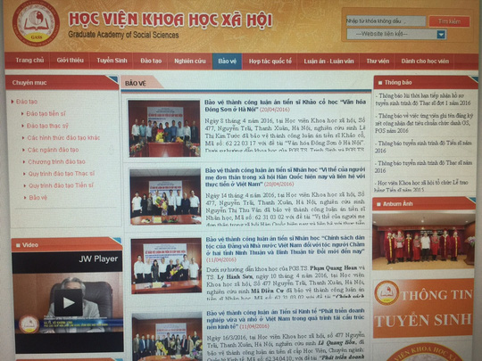 Dừng tuyển sinh tiến sĩ những ng&agrave;nh kh&ocirc;ng đủ điều kiện l&agrave; một trong những tin tức thời sự nổi bật 24h qua